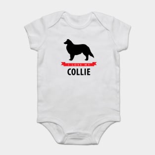 I Love My Collie Baby Bodysuit